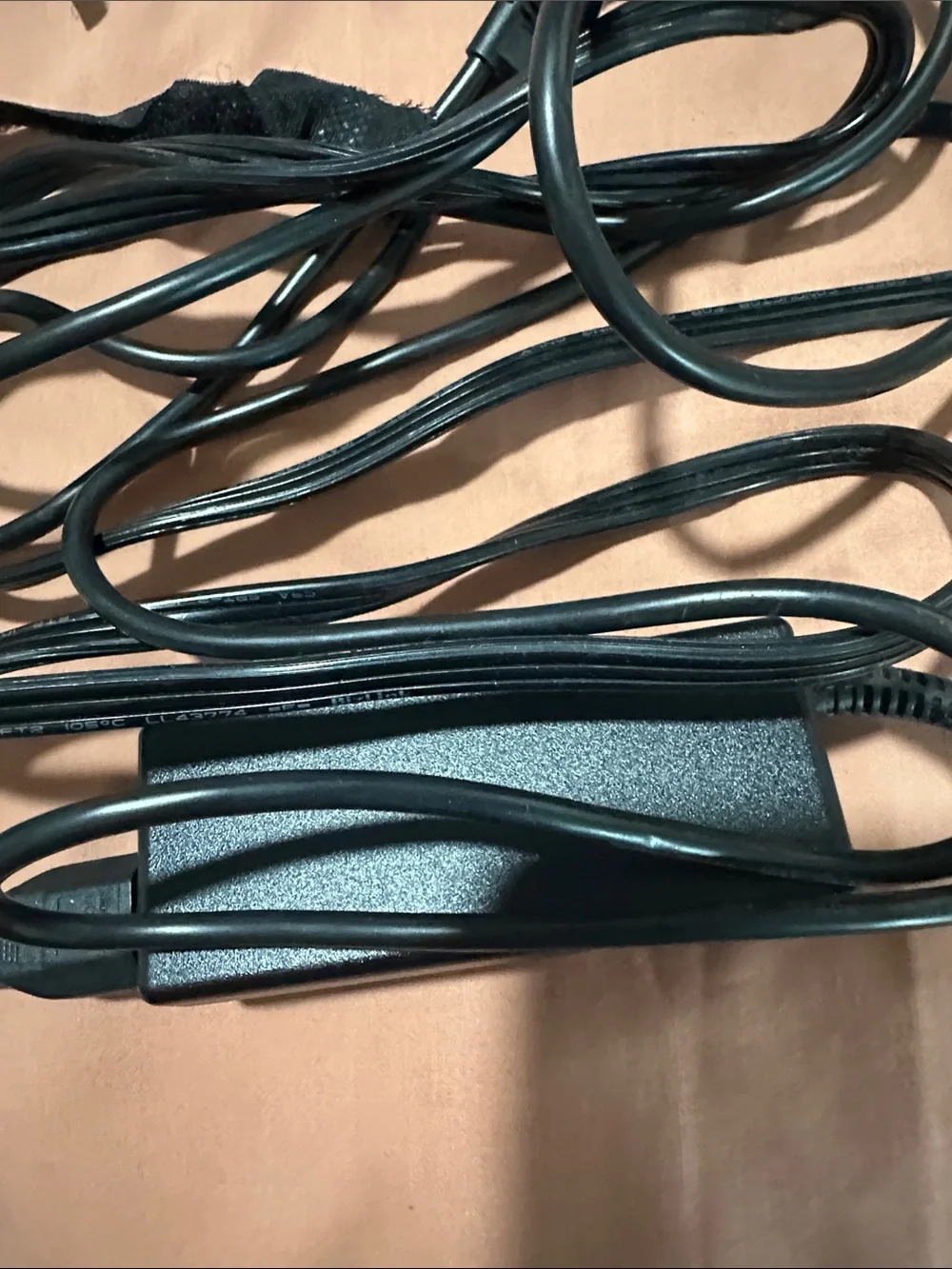 HP Black Laptop Power Adapter - Travel Friendly, Small & Lightweight